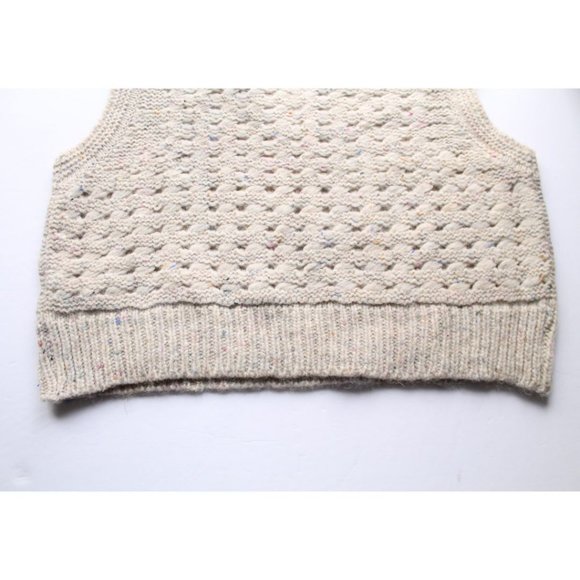 EENK Tobi V-neck Short Vest Beige Multi Size Small - Picture 8 of 11